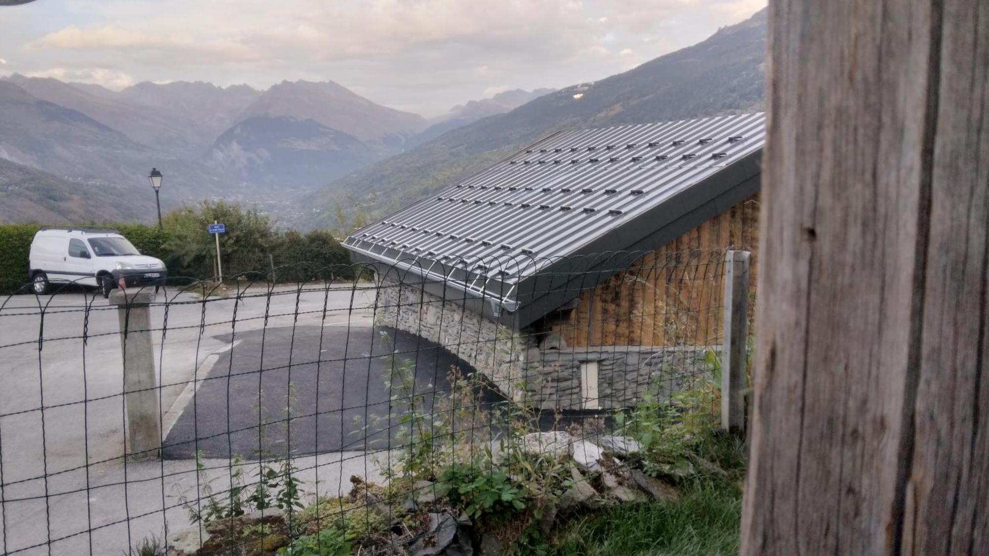 Chalet Balneo Billard La Plagne Savoie Vue Top Bagian luar foto