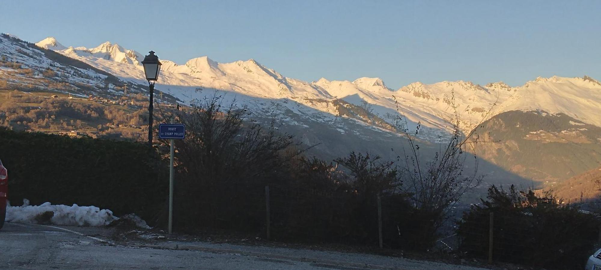 Chalet Balneo Billard La Plagne Savoie Vue Top Bagian luar foto
