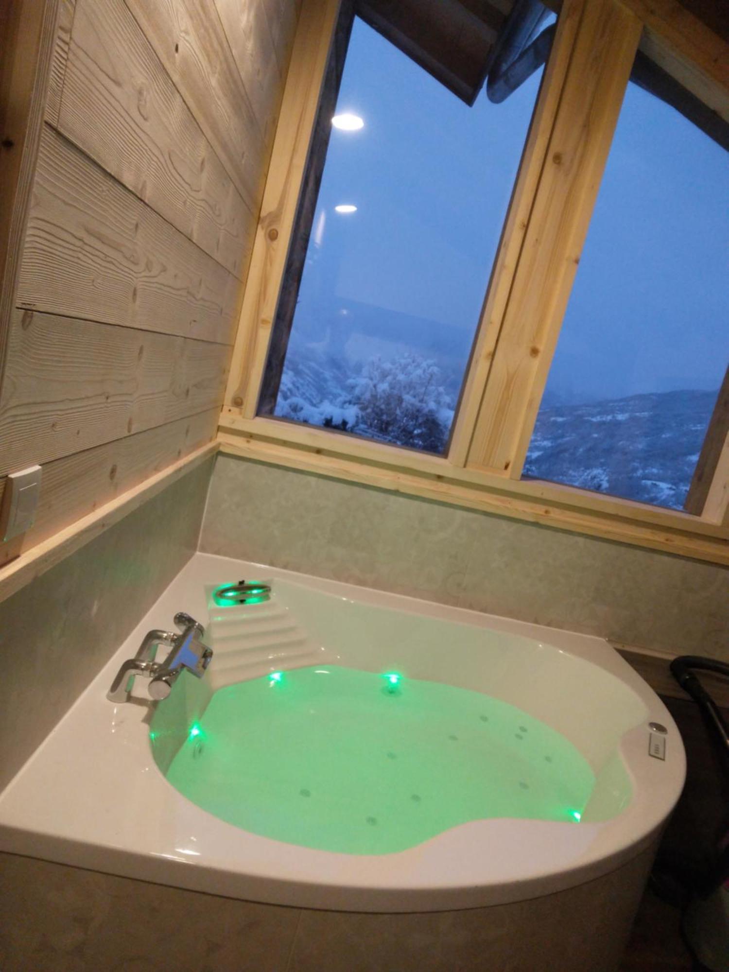 Chalet Balneo Billard La Plagne Savoie Vue Top Bagian luar foto