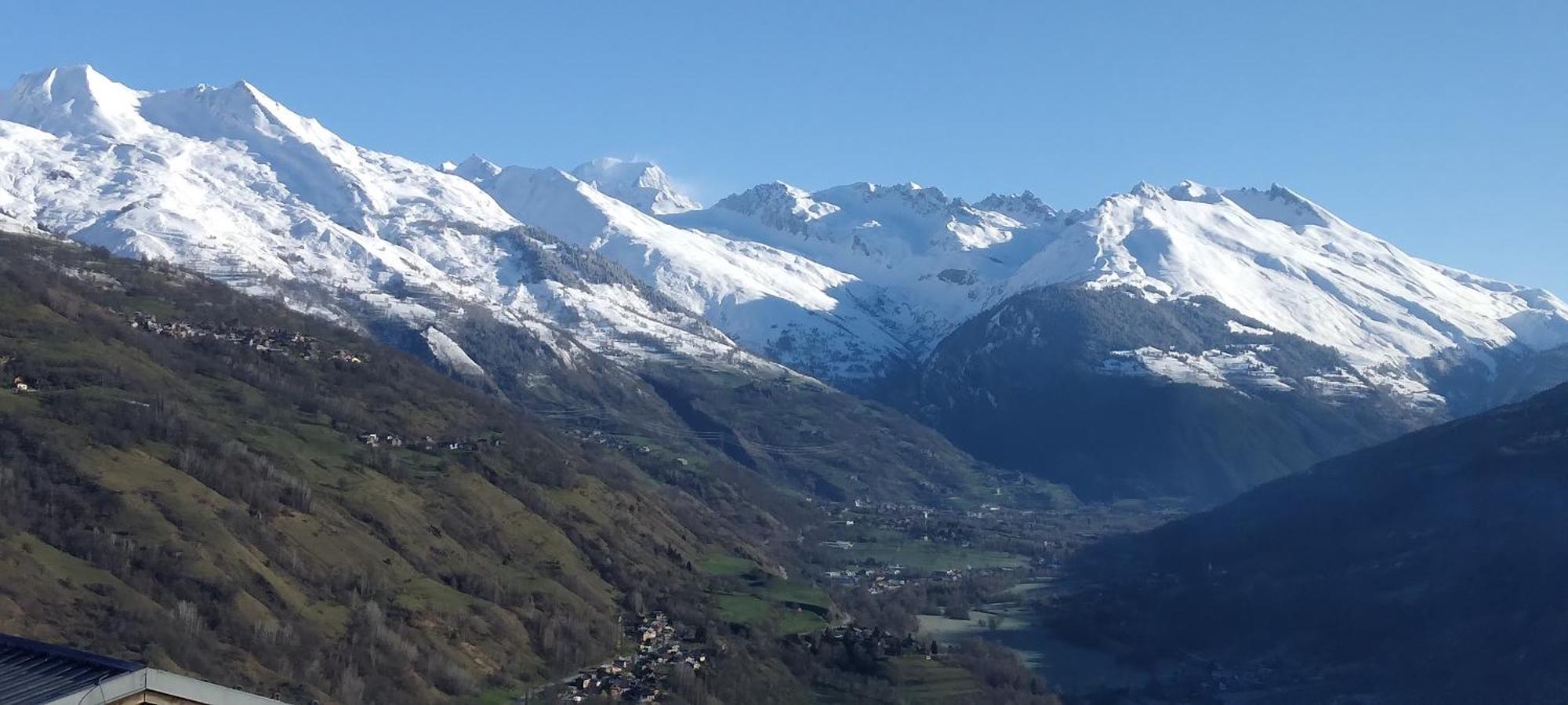 Chalet Balneo Billard La Plagne Savoie Vue Top Bagian luar foto