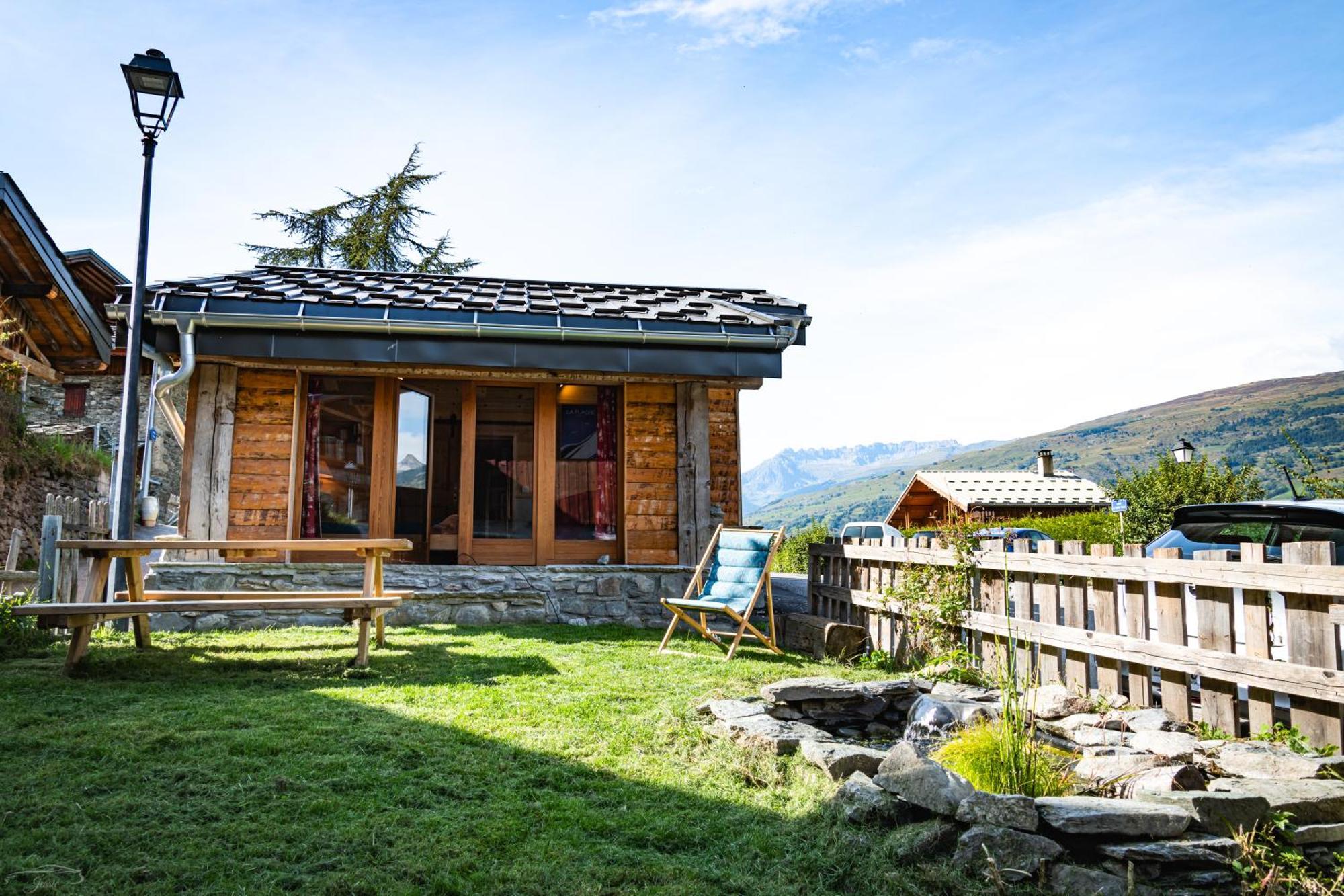 Chalet Balneo Billard La Plagne Savoie Vue Top Bagian luar foto