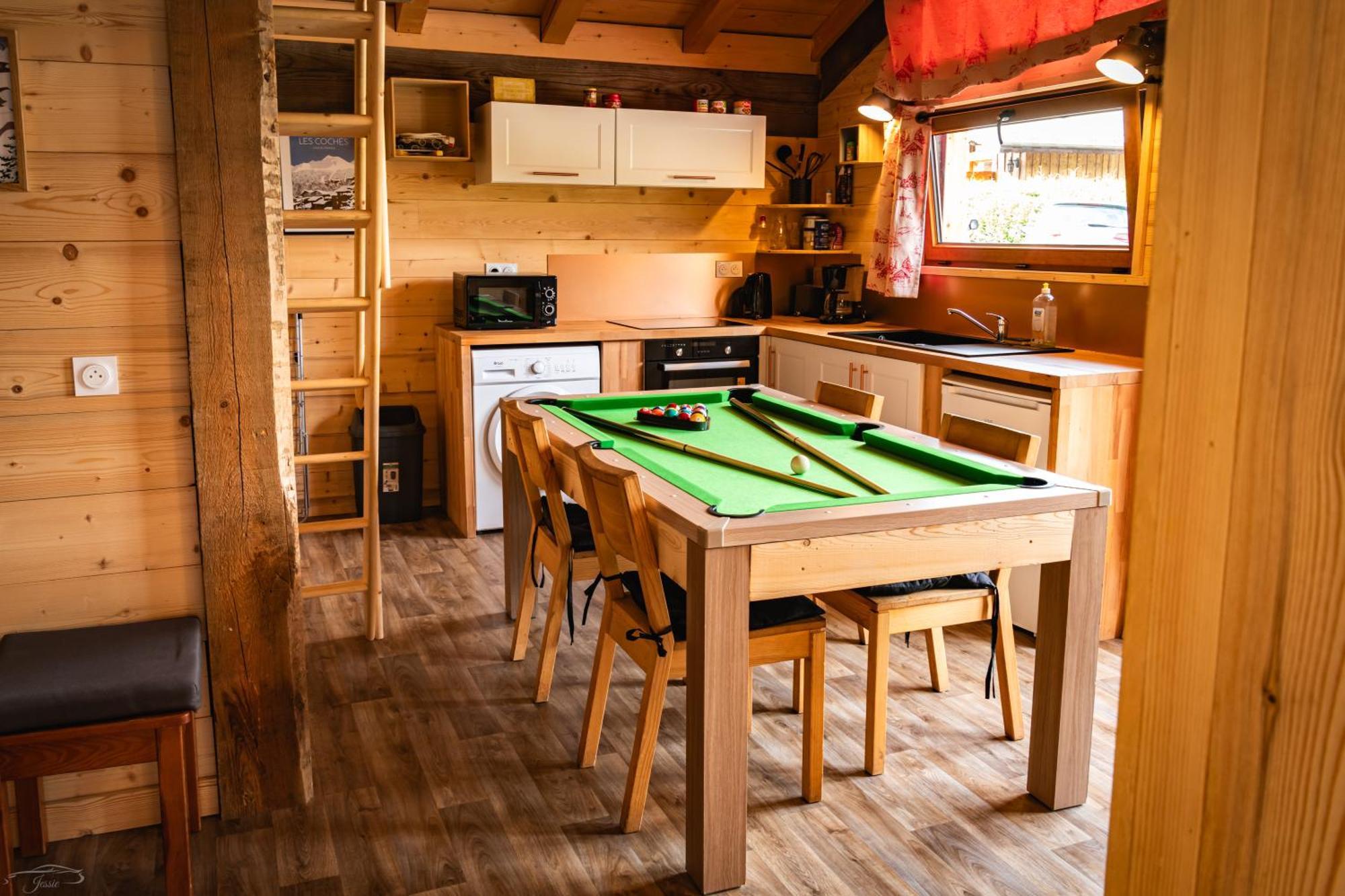 Chalet Balneo Billard La Plagne Savoie Vue Top Bagian luar foto