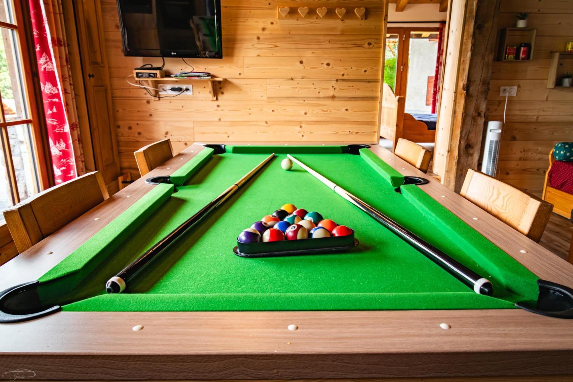 Chalet Balneo Billard La Plagne Savoie Vue Top Bagian luar foto