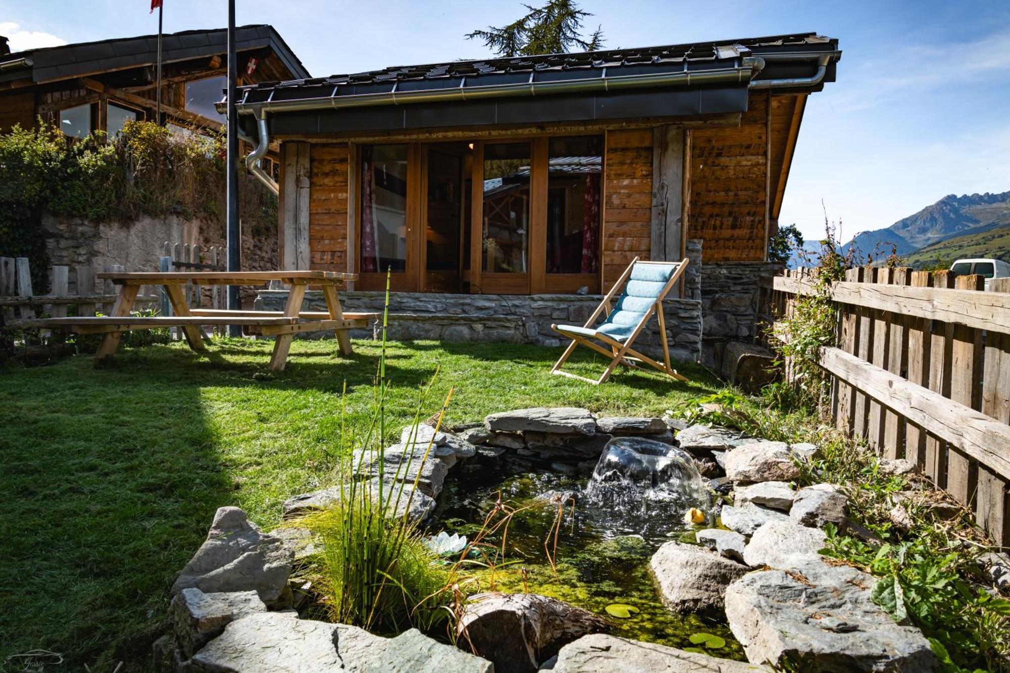 Chalet Balneo Billard La Plagne Savoie Vue Top Bagian luar foto